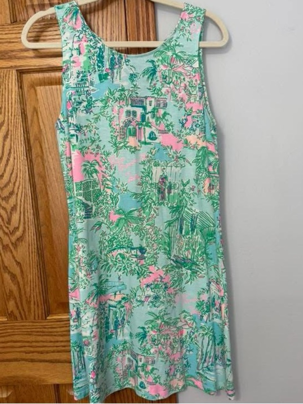 Lilly Pulitzer Kristen dress medium “ Lilly Loves Palm Beach”🏝️
